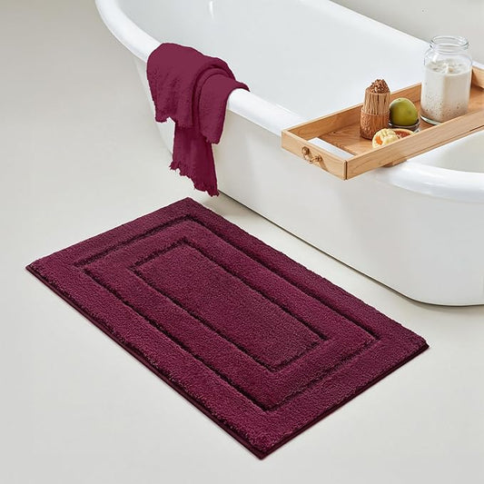 GRANNY SAYS Bathroom Rug 16" x 24" Strawberry Red