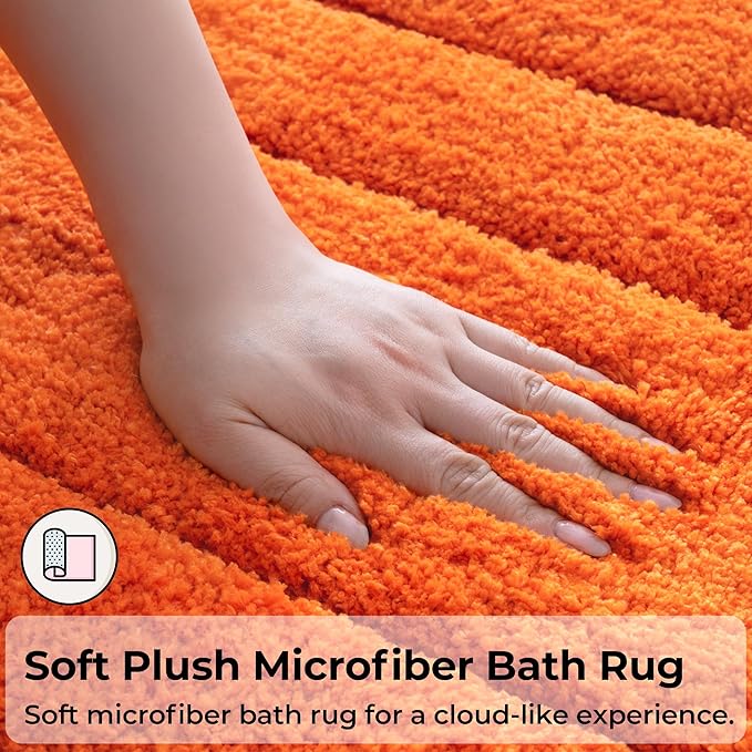 GRANNY SAYS Bathroom Rug 20" x 32" Orange