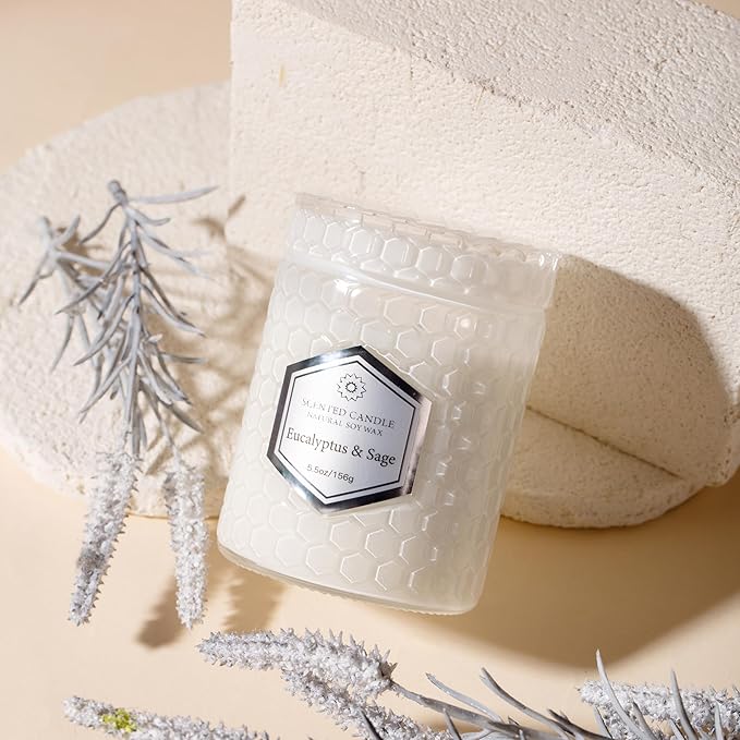 6 Pack Aromatherapy Candles for Home Scented, Gifts Sets for Women, 33 oz 240 Hour Long Lasting Natural Soy Wax Jar Candles Gifts for Women Birthday Valentine's Day