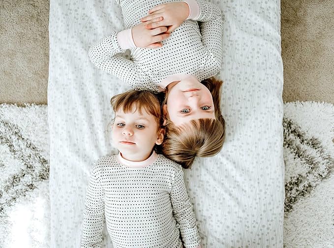 SheetWorld Baby Fitted Moses Basket Sheet 13 x 27 inches, 100% Cotton Woven Sheet, Unisex Boy Girl, Grey Floral Stems, Made in USA