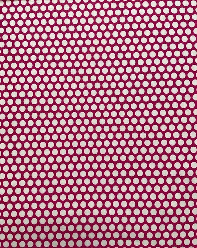 SheetWorld Baby Fitted Bassinet Sheet Fits Maxi COSI 20 x 32 inches, 100% Cotton Woven Sheet, Unisex Boy Girl, Dots Hot Pink, Made in USA