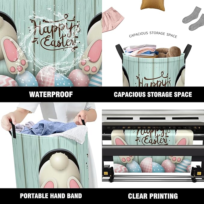 Baby Laundry Hamper,Laundry Basket,Waterproof Storage Bin for Bedroom,Clothes Organizer Basket,Toys Box,Room Decor