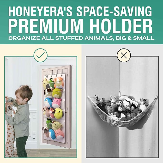 Honeyera Sqshmalow Holder - Over the Door Space (parent) (Pink)
