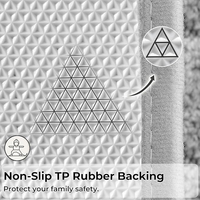 GRANNY SAYS Long Bathroom Rug Mat, Bath Mats Non-Slip, Super Soft and Water Absorbent, Large Bath Rugs, Machine Wash Dry, Bathroom Runner Rugs for Floor, Tub and Shower, 24 x 43