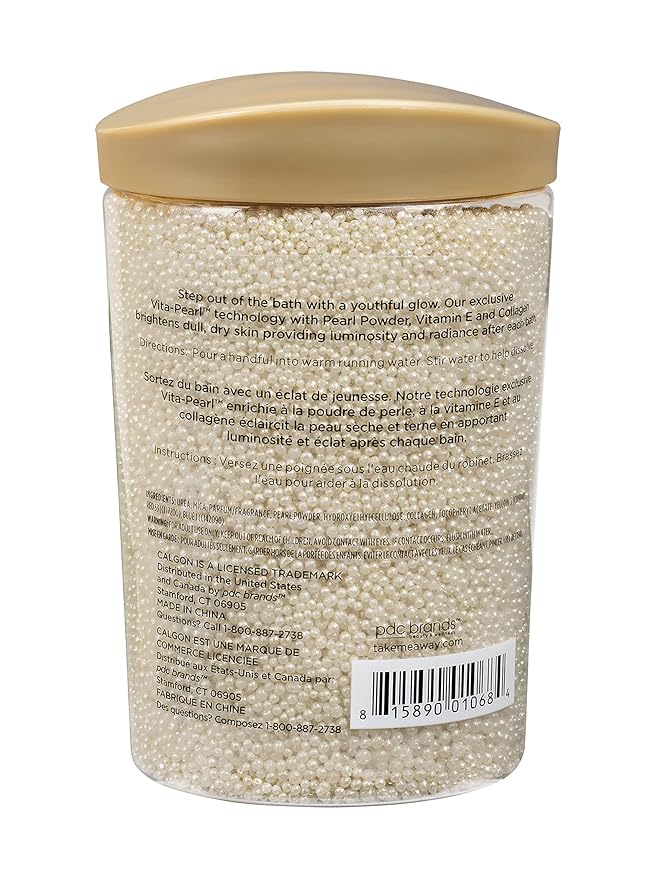 Calgon Ageless Bath Series Renewing Pearls, 16 oz. (Pack of 4)