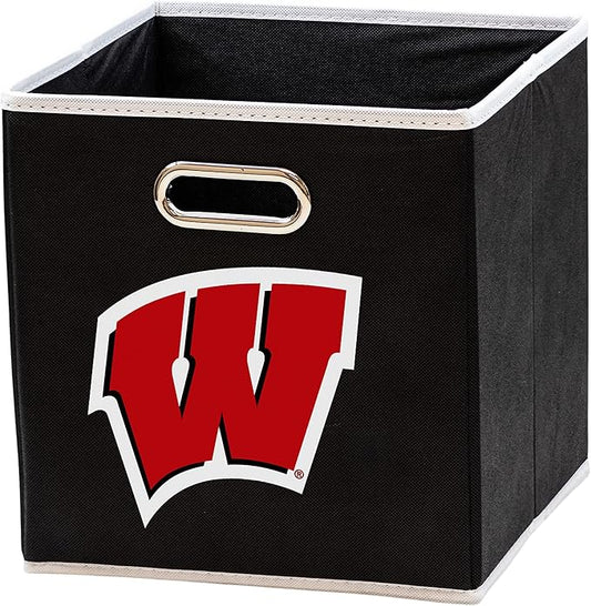 Franklin Sports NCAA College Team Fabric Storage Cubes Made to Fit Storage Bin Organizers
