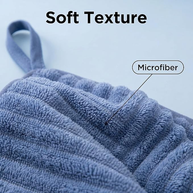 4PCS Microfiber Hand Towels for Bathroom Christmas Decorations Quick Dry Small Towel Set Bathroom Kitchen 14 x29.6inch