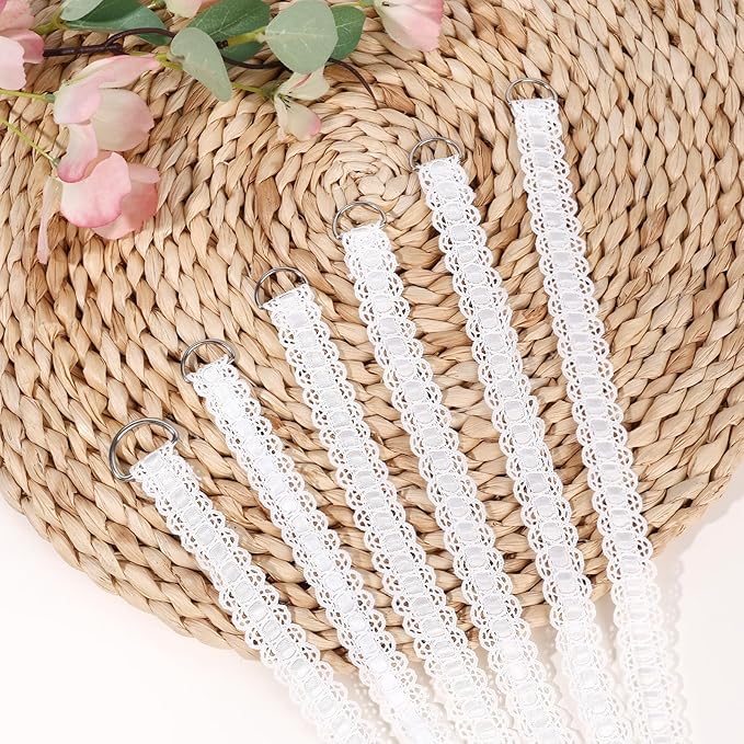 POVETIRE 6PCS Bow Holder Hair Bow Organizer, Hair Clips Storage Bow Holder for Girls Bows, Baby Headband Accessories Organizer Display Wall Hanging for baby Nursery Decors