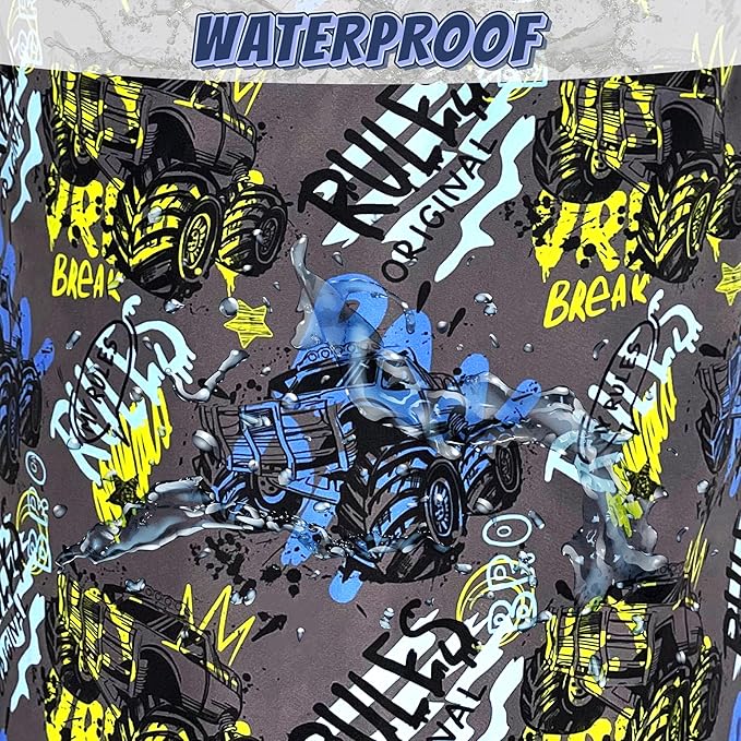 Funny Cars Pattern Laundry Basket Foldable Cartoon Colorful Laundry Hamper With Handle Oxford Cloth Portable Clothes Storage Basket Laundry Bag 18.9"x16.5" For Laundry Room/Bedroom/Bathrooms