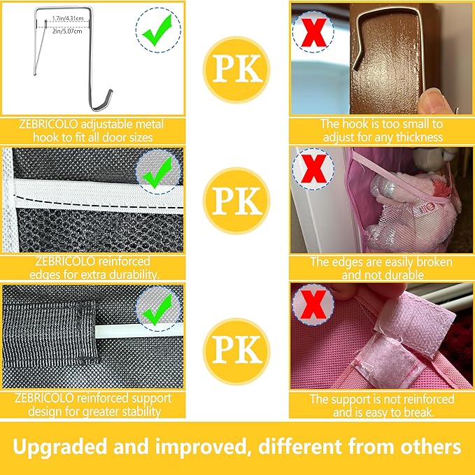 stuffed animal storage,The solution you have been looking for,stuff animal organizer,Holds a lot,toy storage,Way better than the ceiling hammocks,over the door,stuffy storage,Black+White