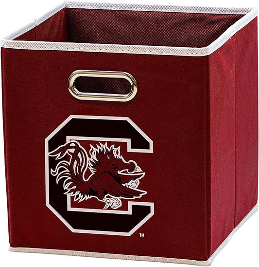Franklin Sports NCAA College Team Fabric Storage Cubes Made to Fit Storage Bin Organizers