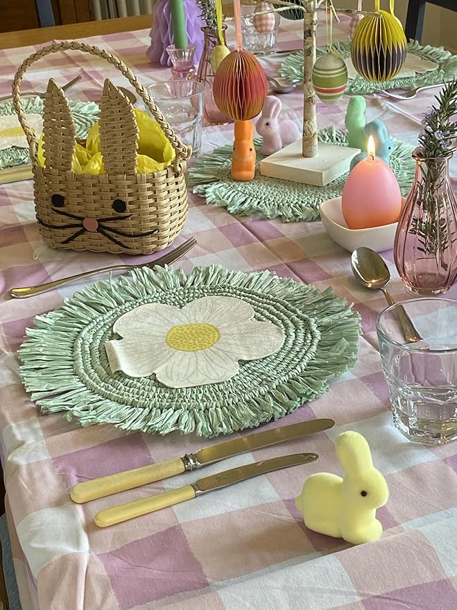 Bunny Shaped Easter Egg Basket for Kids featuring a Cute Rabbit Face