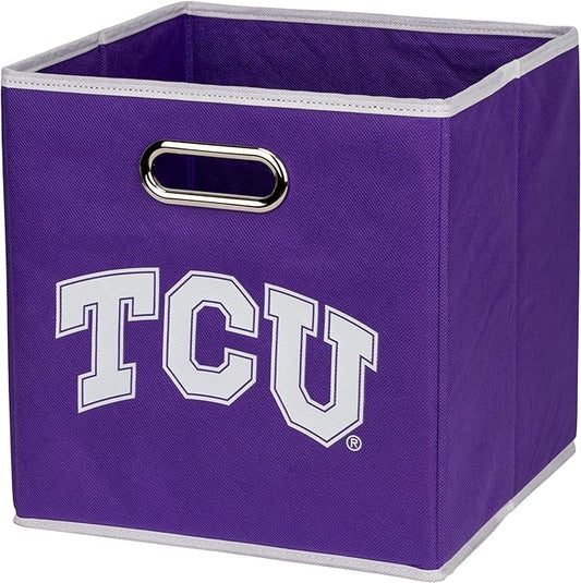 Franklin Sports NCAA College Team Fabric Storage Cubes Made to Fit Storage Bin Organizers
