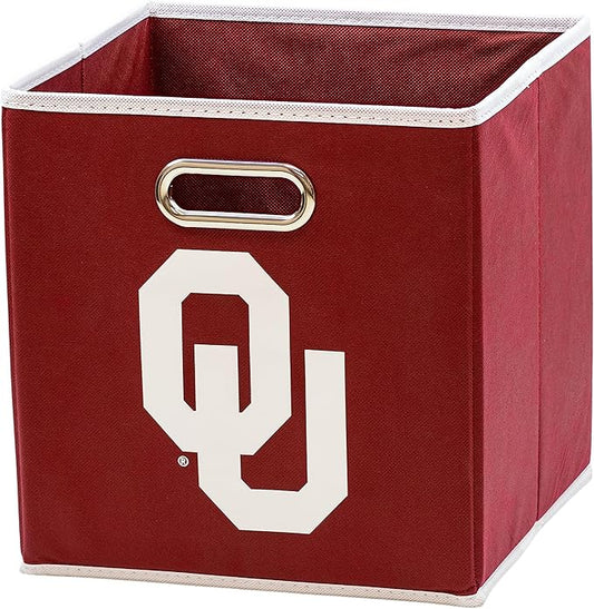 Franklin Sports NCAA College Team Fabric Storage Cubes Made to Fit Storage Bin Organizers