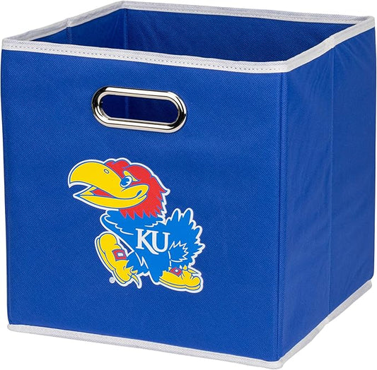 Franklin Sports NCAA College Team Fabric Storage Cubes Made to Fit Storage Bin Organizers