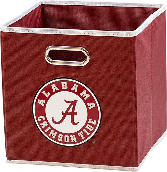 Franklin Sports NCAA College Team Fabric Storage Cubes Made to Fit Storage Bin Organizers