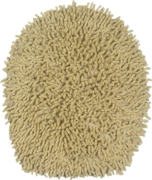 Home Weavers Fantasia Collection 100% Cotton Toilet Lid Cover, 18"x18" Sage – Soft, Absorbent, Washable Bathroom Lid Cover, Non-Slip, Fits Standard & Elongated Toilet Lids