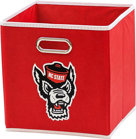 Franklin Sports NCAA College Team Fabric Storage Cubes Made to Fit Storage Bin Organizers