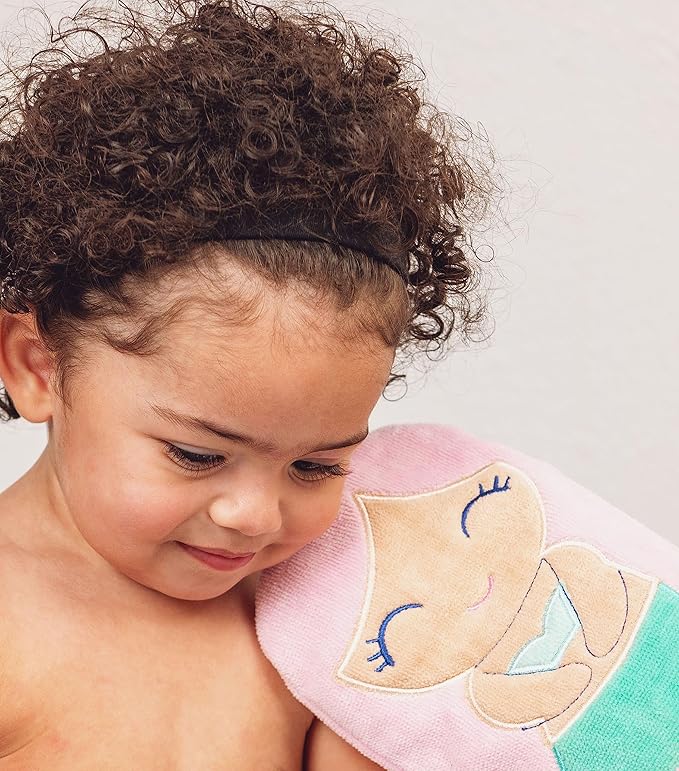 Stephen Joseph, Kids Bath Mitts, Mermaid , 5.5" x 8"