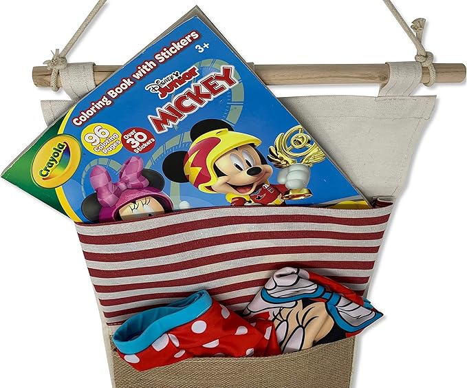 Cruise On Fish Extender Disney Cruise Gifts, 3-Pocket Hanging Organizer with Pockets, Fish Extender Hanger Fits Cabin Door, Ideal for Disney Cruise Line 2026 & 2027