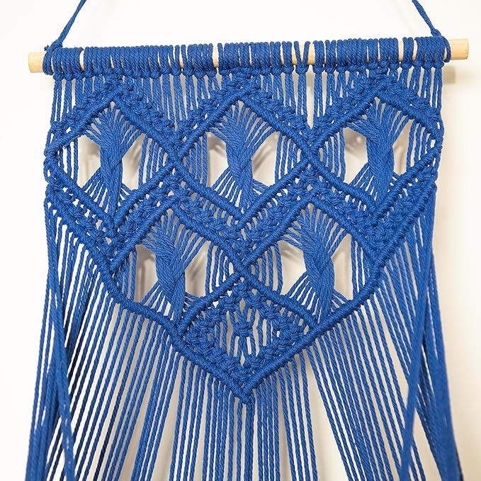 Stuffed Animal Hammock Wall Hanging Net for Stuffed Animal Net Stuffed Animal Storage Plush Toy Holder Toy Organizer for Boho Kidroom Nursery (Blue)