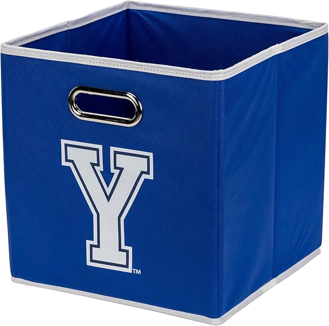 Franklin Sports NCAA College Team Fabric Storage Cubes Made to Fit Storage Bin Organizers