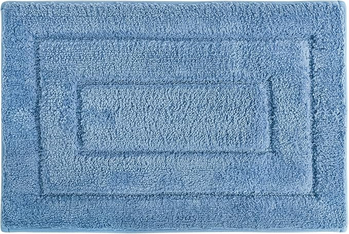 GRANNY SAYS Blue Bathroom Rugs Non Slip, 24" x 36", Large Bathroom Rugs Washable, Bath Rugs for Bath, Absorbent Bath Mats for Bath Floor, Absorbent Shower Rug, Microfiber Bath Mat for Tub
