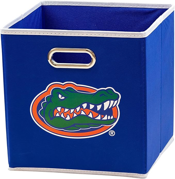 Franklin Sports NCAA College Team Fabric Storage Cubes Made to Fit Storage Bin Organizers