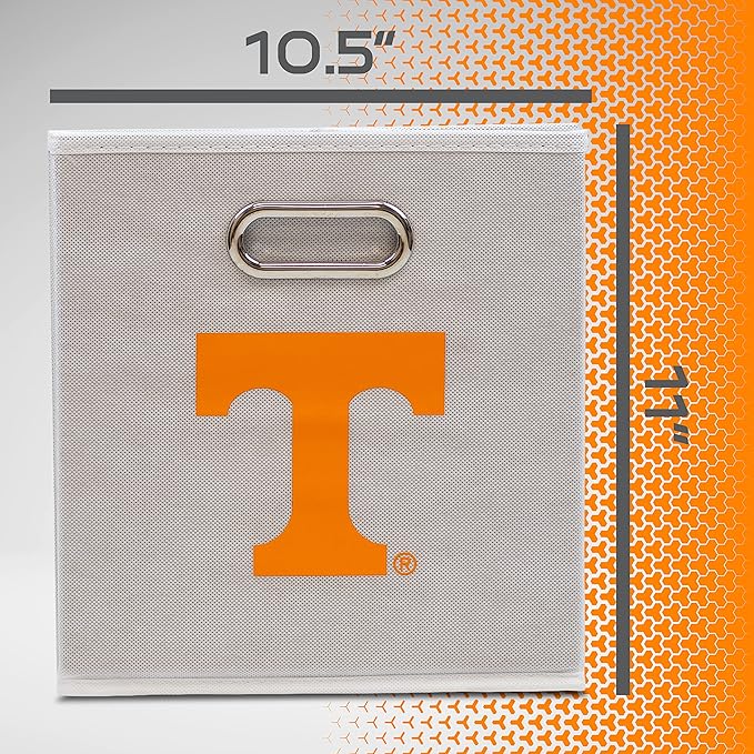 Franklin Sports NCAA College Team Fabric Storage Cubes Made to Fit Storage Bin Organizers
